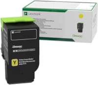 Cartouche de Toner D origine Lexmark CS/CX421 52x 62x Jaune Jusqu à 1400 pages