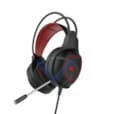 Casque de jeu avec lumière rouge et Double Jack 3.5 mm + connexions USB HV-2239D