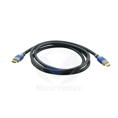 Câble HDMI Haut de Gamme Haut Débit avec Ethernet 4K à 60 Hz 3 Mètres