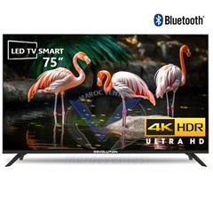 Télévision 75″ Revolution Galaxy 4K Smart Tv + Récepteur intégré + TNT