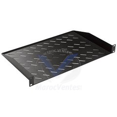 PLATEAU MODEM 1U P 200 LANDE 19" NOIR LN-RAF-RMO-1U20-CC
