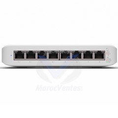 UniFi Switch Lite 8 PoE Géré L2 Gigabit Ethernet (10/100/1000) Connexion Ethernet (PoE) Blanc