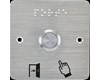 BOUTON DE SORTIE CARRE EN INOX SANS CONTACT 12V NO/NC/COM OP19D