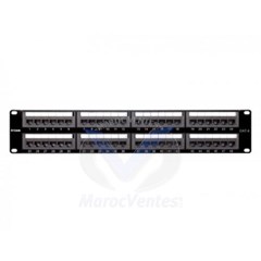 D-LINK 48 PORT CAT6-2U PATCH PANEL NPP-C61BLK481 Fully Loaded NPP-C61BLK481