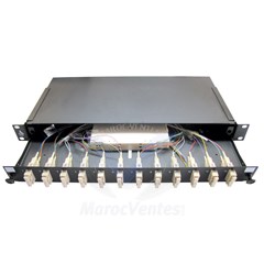 TIROIR 19" SC DUPLEX 24 PORTS (Vide)
