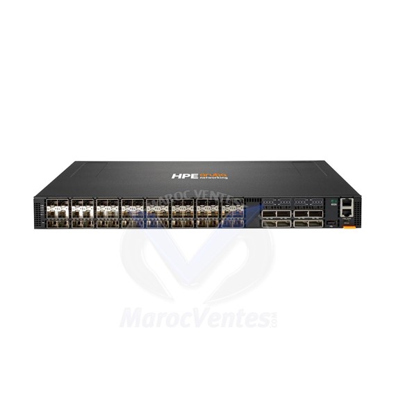 Aruba 8325-32C 32-port 100G QSFP+/QSFP28 Back-to-Front 6 Fans and 2 Power Supply Bundle JL857A
