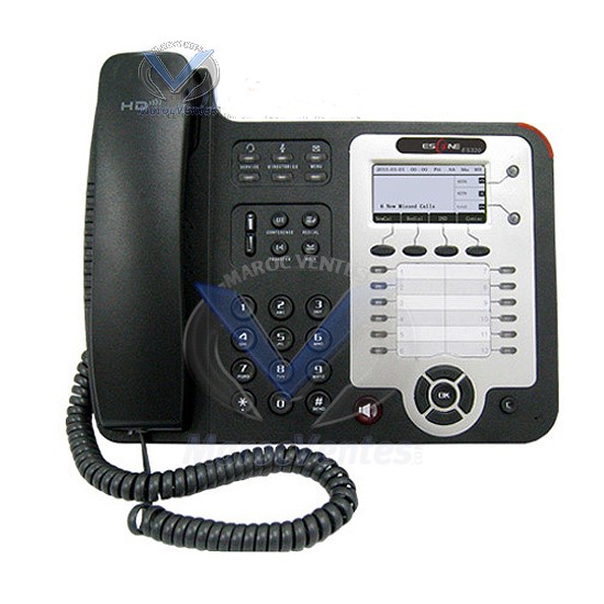 Téléphone IP professionnel avec PoE + 2 comptes SIP DS322-P