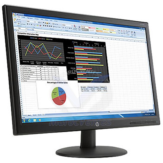 Ecran HP ProDisplay P222va 21,5" (54,61 cm) K7X30AS