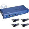 Swich KVM 4 Ports USB +( Cable KVM)