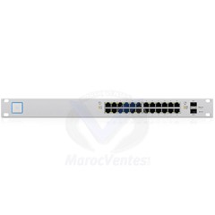 Switch 24 ports Gigabit PoE + géré par UniFi avec 2 SFP