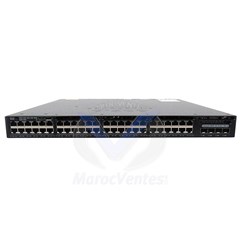 Switch Catalyst 3650 48 Port PoE 4x1G Uplink IP Base RECONDITIONNE
